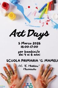 Art Days: secondo appuntamento alla Scuola “Mameli” Immagine